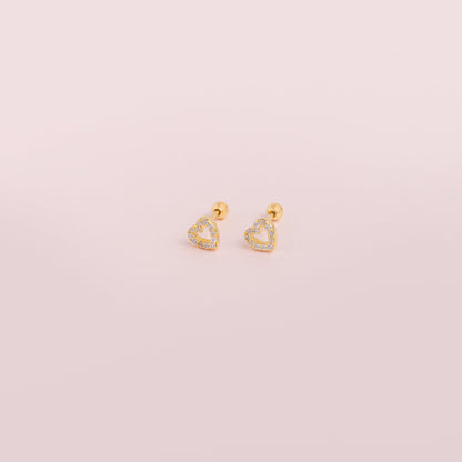 Aretes Corazón