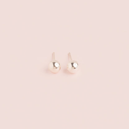 Aretes Esfera Plata 925