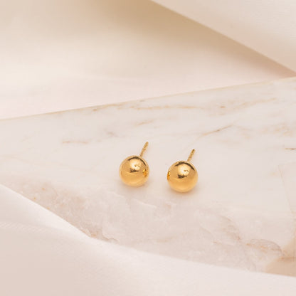 Aretes Bombita Oro 18K