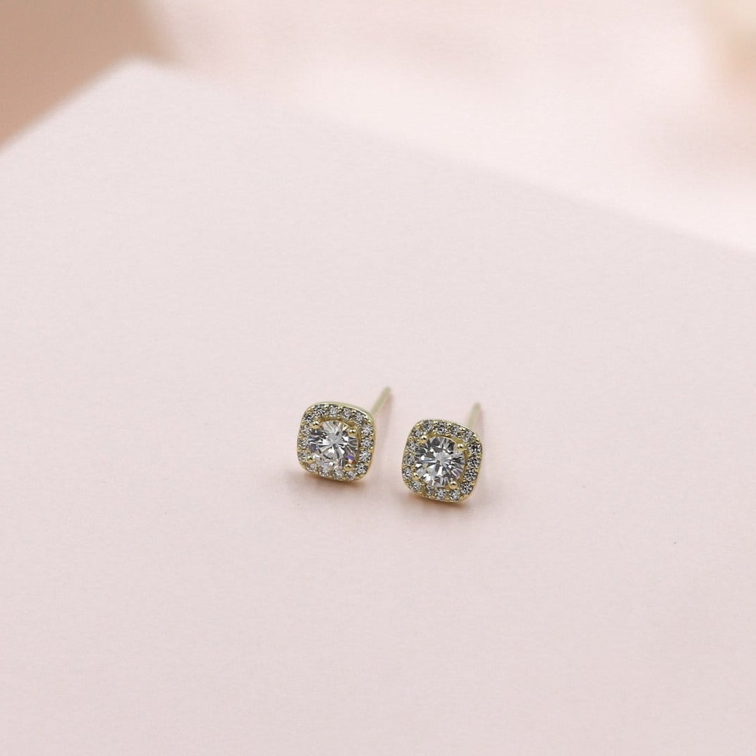 Aretes Cristal borde strass